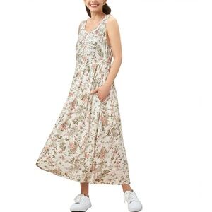 Frye women’s floral button down dress. Size small.